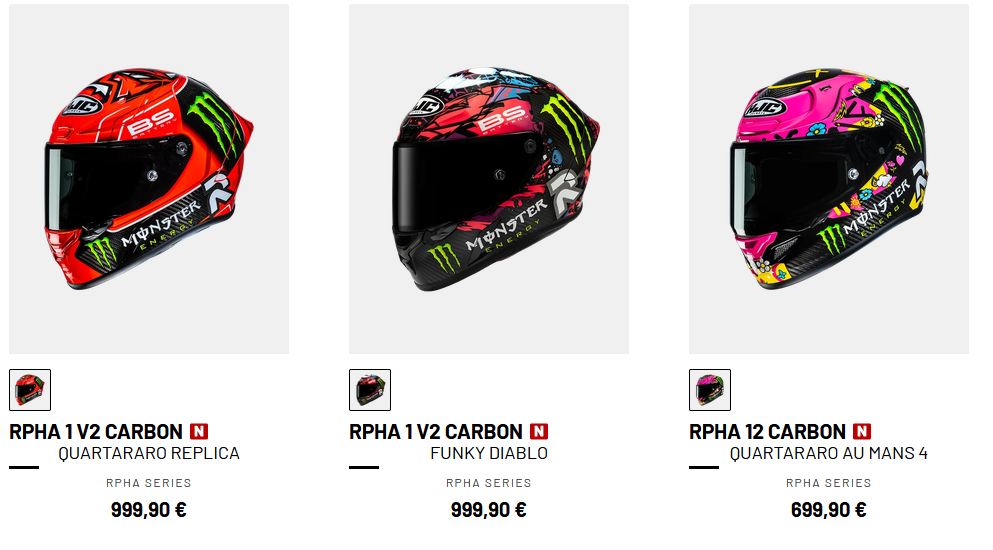 nouvelle collection de casques de moto « hjc » europe