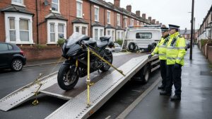 angleterre la police peut saisir une moto sans avertissement
