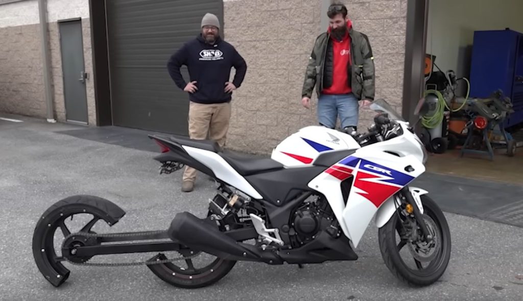 cbr roue coupée