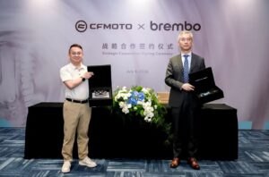 CFMoto et Brembo officialisent un partenariat stratégique sur le freinage