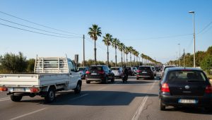 italie une voie virtuelle pour les motos dans les bouchons