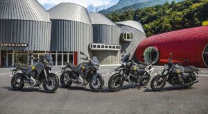 Moto Guzzi 105 ans : cinq éditions spéciales aux couleurs du nouveau siège