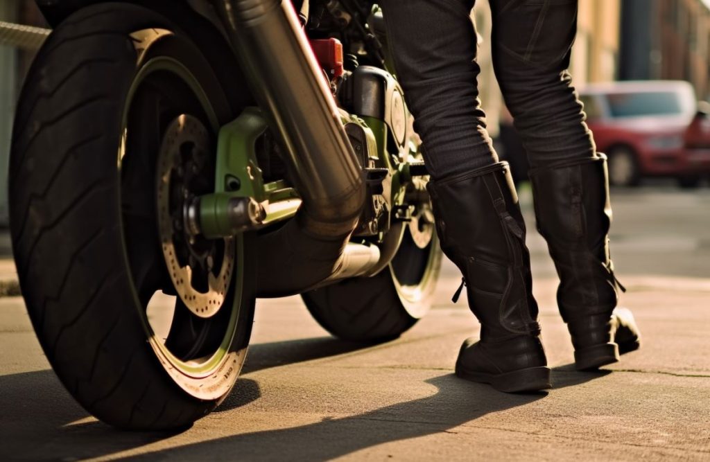 obligation de porter des bottes moto