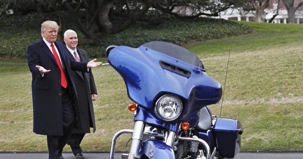 trump harley davidson